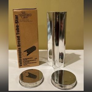 Pampered Chef Valtrompia Bread Tube Star Form Insert